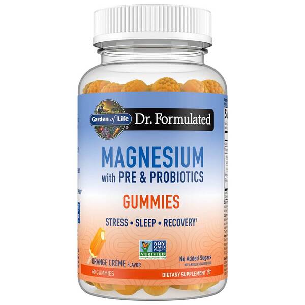 Garden of Life Dr. Formulated Magnesium with Pre & Probiotics Gummies 60 gummies Orange Creme Magnez - Sklep Witaminki.pl