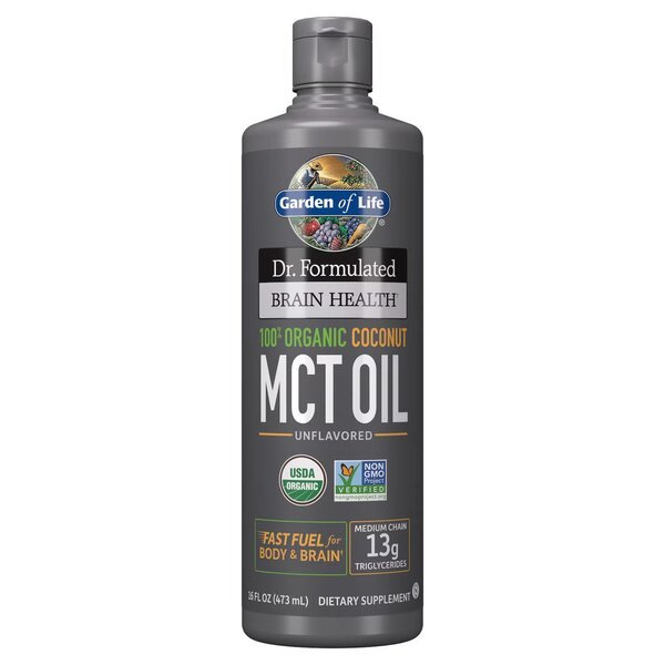 Garden of Life Dr. Formulated Organic Brain Health MCT Oil 473 ml Olej MCT - Sklep Witaminki.pl