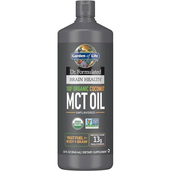 Garden of Life Dr. Formulated Organic Brain Health MCT Oil 946 ml Olej MCT - Sklep Witaminki.pl