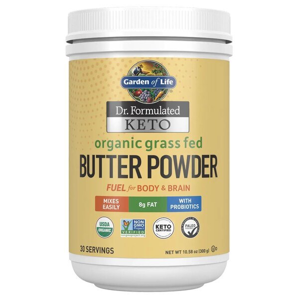 Garden of Life Dr. Formulated Organic Grass Fed Butter Powder 300 g Organiczne masło w proszku - Sklep Witaminki.pl