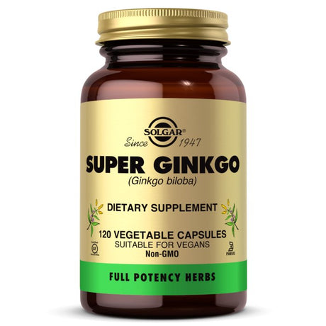 Ginkgo Biloba Solgar Super Ginkgo 120 vcaps - Sklep Witaminki.pl