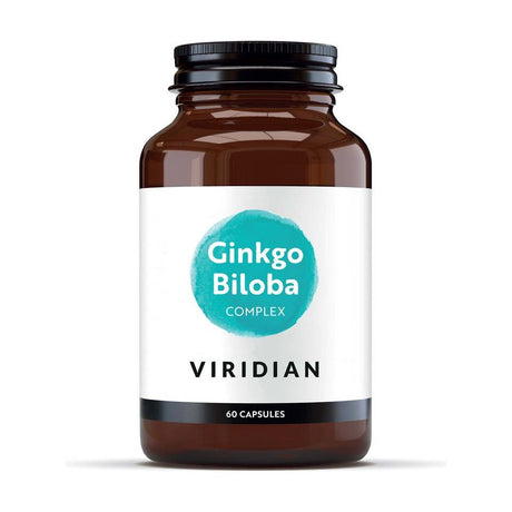 Ginkgo Biloba Viridian Ginkgo biloba 60 caps - Sklep Witaminki.pl