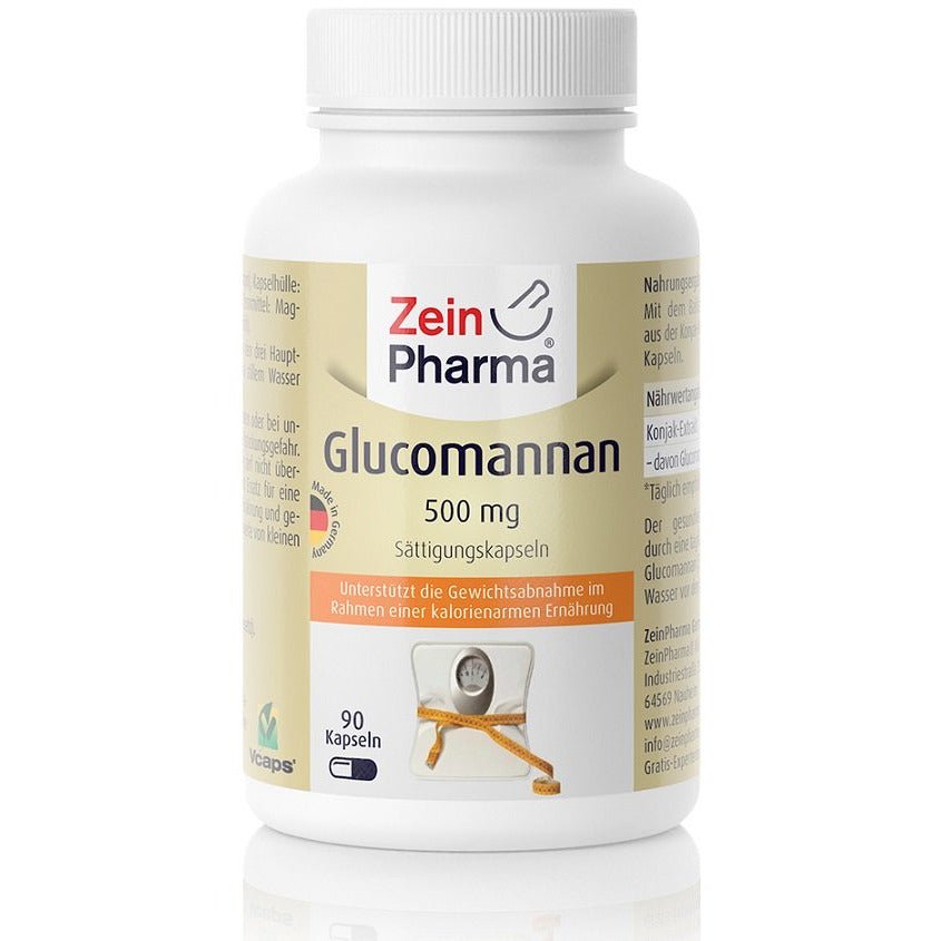 Zein Pharma Glucomannan 500mg 90 caps Glukomannan - Sklep Witaminki.pl