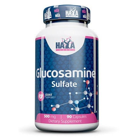 Haya Labs Glucosamine Sulfate 500mg 90 caps Glukozamina - Sklep Witaminki.pl
