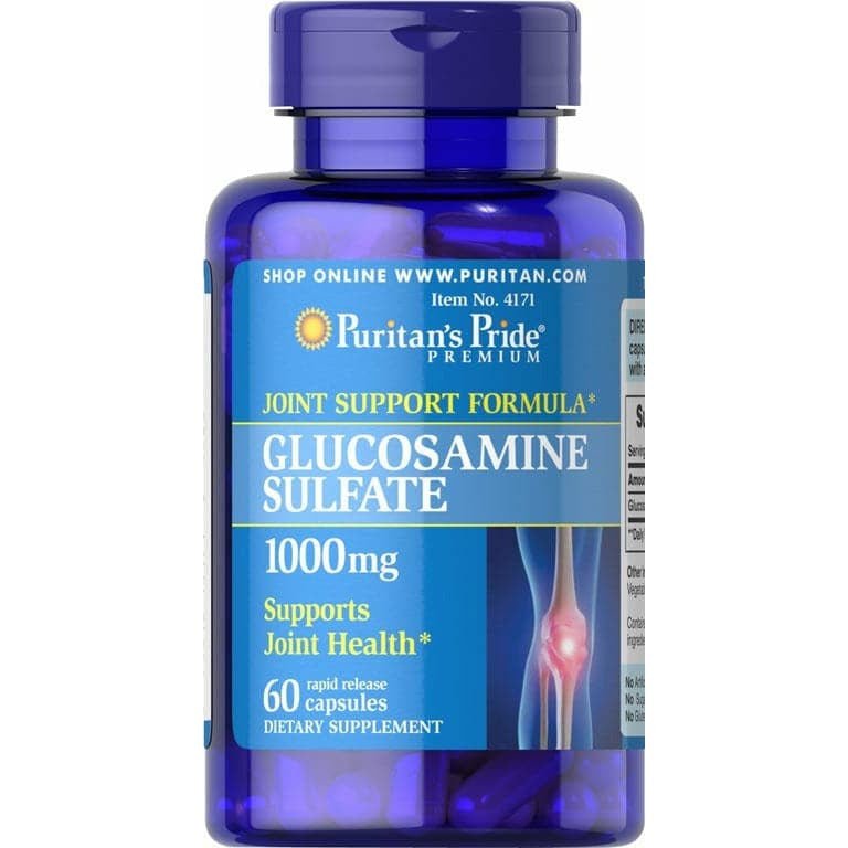 Puritan's Pride Glucosamine Sulfate 1000 mg 60 caps Glukozamina - Sklep Witaminki.pl