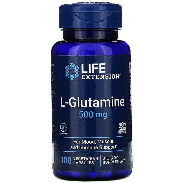 Life Extension L - Glutamine 500 mg 100 vcaps Glutamina - Sklep Witaminki.pl