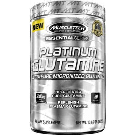 MuscleTech Platinum 100% Glutamine 302 g Unflavored Glutamina - Sklep Witaminki.pl
