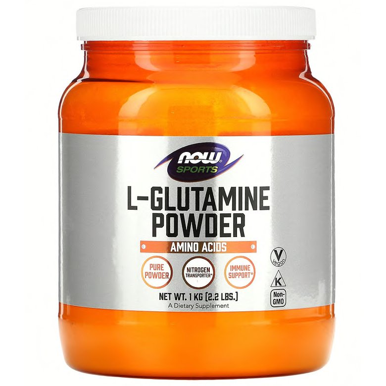 Glutamina NOW Foods L-Glutamine 5000 mg Powder 1000g - Sklep Witaminki.pl