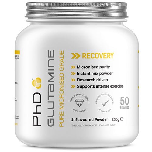 PhD L - Glutamine Powder 250 g Glutamina - Sklep Witaminki.pl