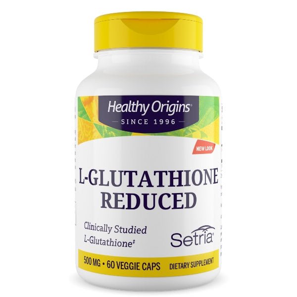 Healthy Origins L - Glutathione Reduced 500 mg 60 vcaps Glutation - Sklep Witaminki.pl