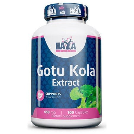 Haya Labs Gotu Kola Extract 450mg 100 caps Gotu Kola - Sklep Witaminki.pl
