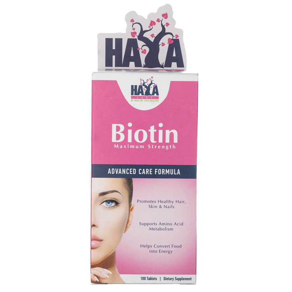 Haya Labs Biotyna 10000 mcg 100 tabs - Sklep Witaminki.pl