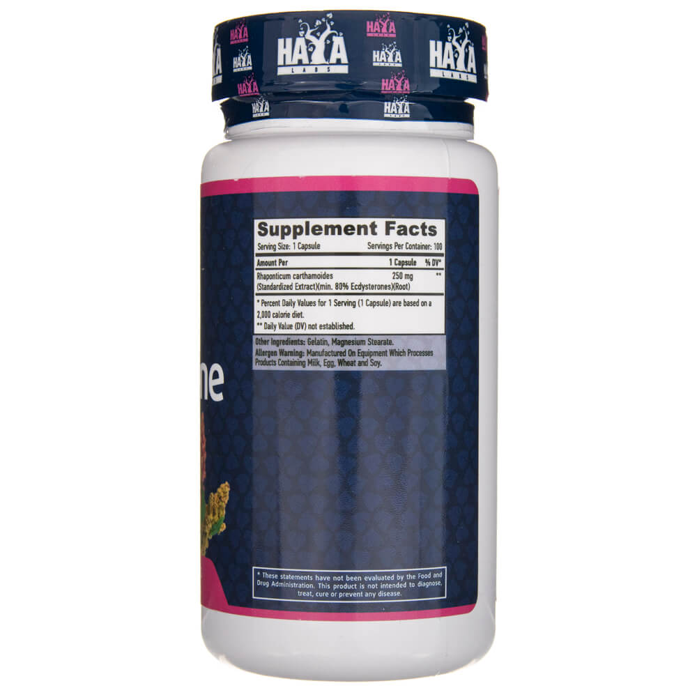 Haya Labs Ecdysterone 250 mg 100 caps - Sklep Witaminki.pl