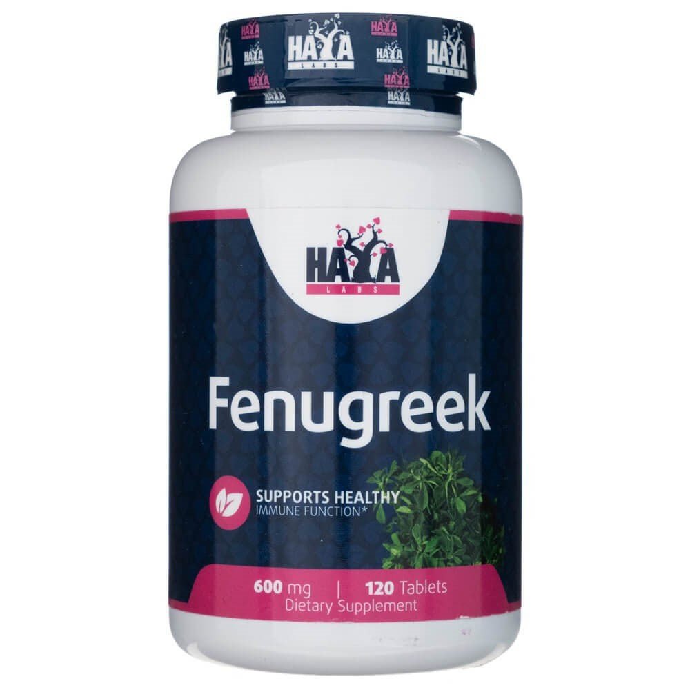 Haya Labs Fenugreek (Kozieradka) 120 tabs - Sklep Witaminki.pl