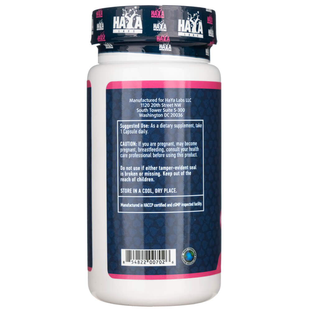 Haya Labs Ketony Malinowe 500 mg 100 caps - Sklep Witaminki.pl