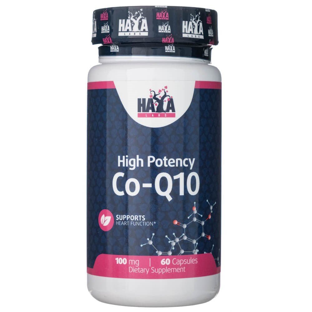 Haya Labs Koenzym Q10 100 mg 60 caps - Sklep Witaminki.pl