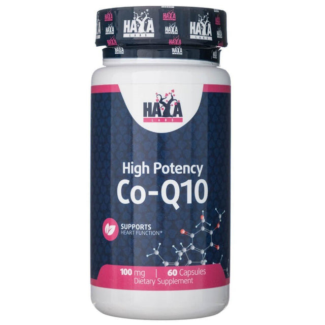 Haya Labs Koenzym Q10 100 mg 60 caps - Sklep Witaminki.pl