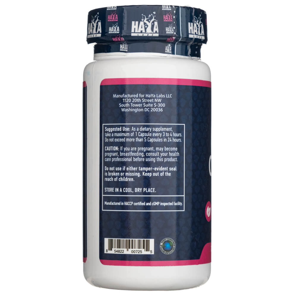 Haya Labs Kofeina 200 mg 100 caps - Sklep Witaminki.pl