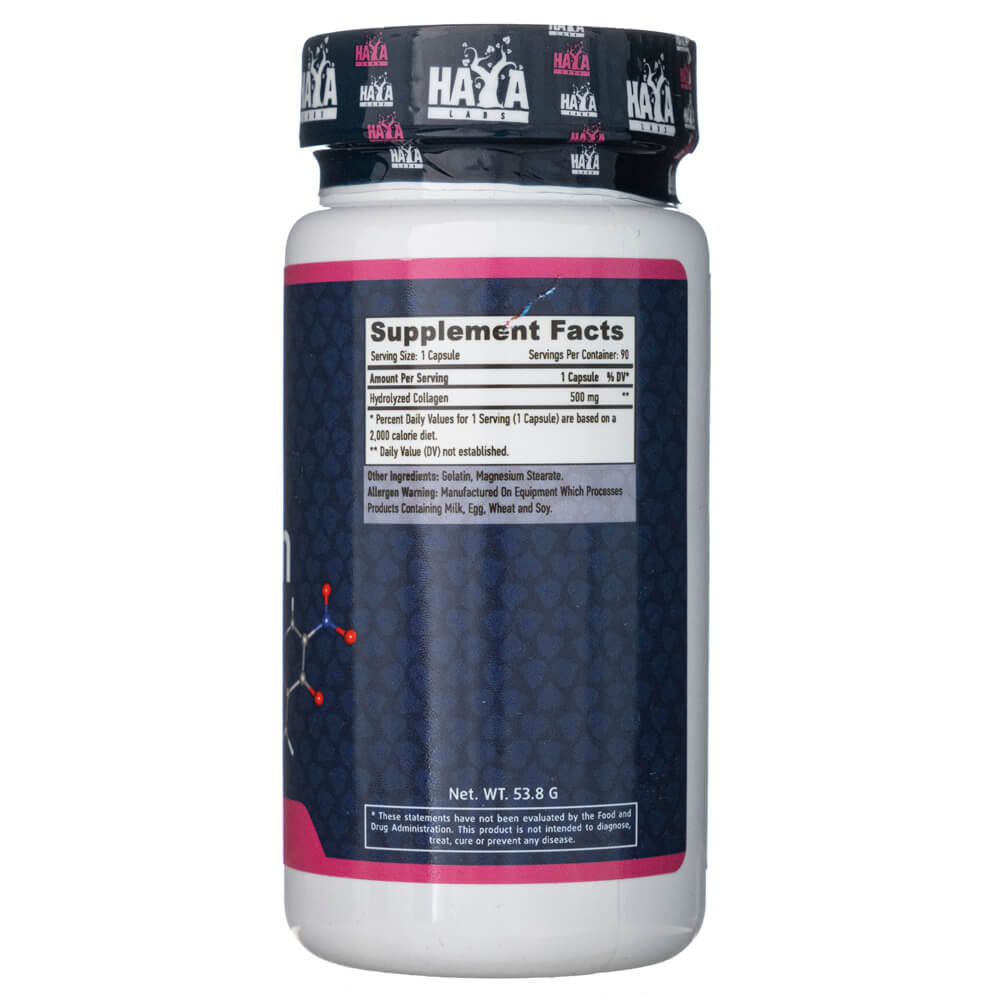 Haya Labs Kolagen 500 mg 90 caps - Sklep Witaminki.pl