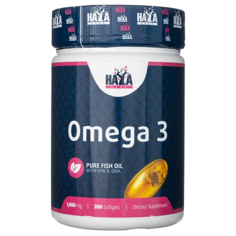 Haya Labs Omega 3 1000 mg 200 caps - Sklep Witaminki.pl