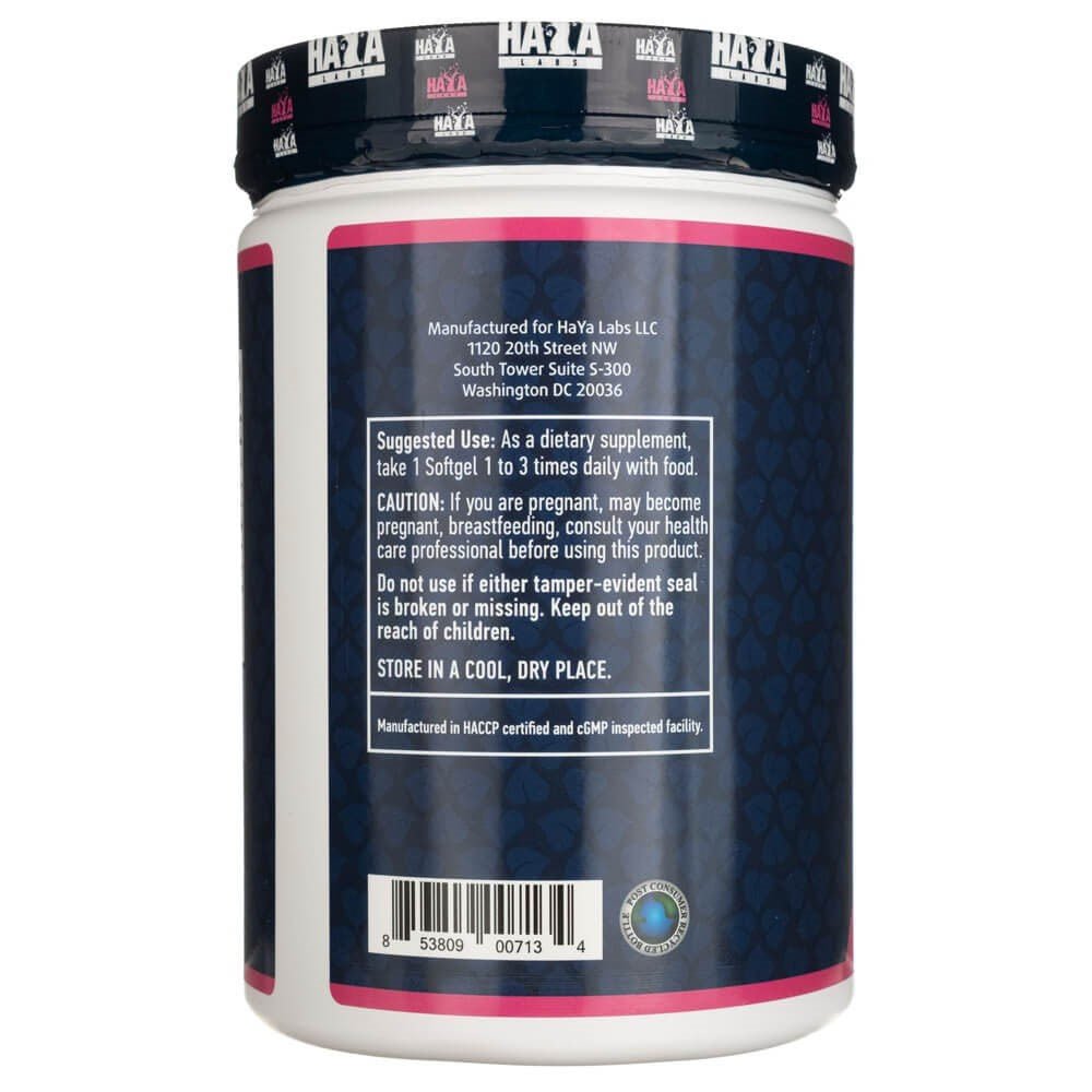 Haya Labs Omega 3 1000 mg 500 caps - Sklep Witaminki.pl