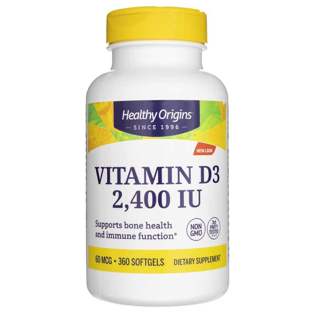 Healthy Origins Witamina D3 2400 IU 360 caps Witamina D3 - Sklep Witaminki.pl