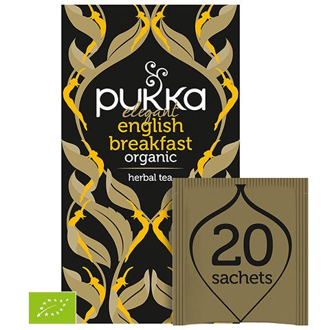 Pukka Elegant English Breakfast Organic Tea 20 sachets Herbata - Sklep Witaminki.pl