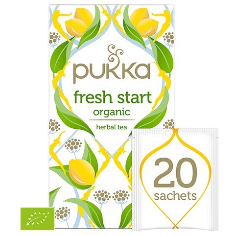 Pukka Fresh Start Organic Tea 20 sachets Herbata - Sklep Witaminki.pl