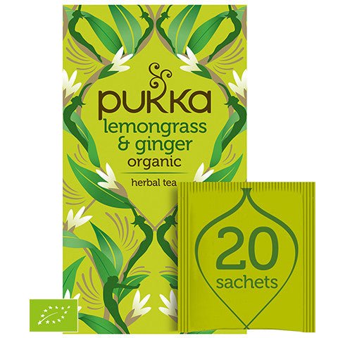Pukka Lemongrass & Ginger Organic Tea 20 sachets Herbata - Sklep Witaminki.pl