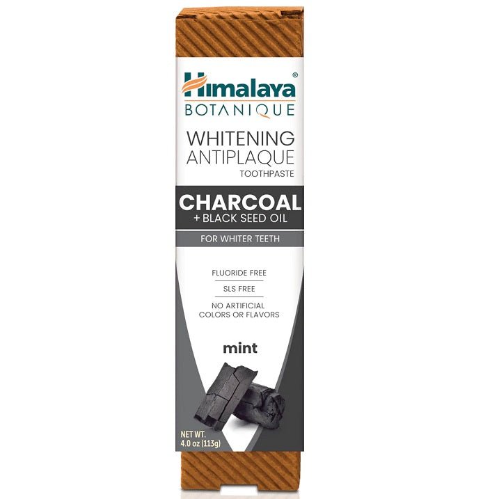 Himalaya Whitening Antiplaque Toothpaste Charcoal + Black Seed Oil Mint 113 g Pasta do zębów - Sklep Witaminki.pl