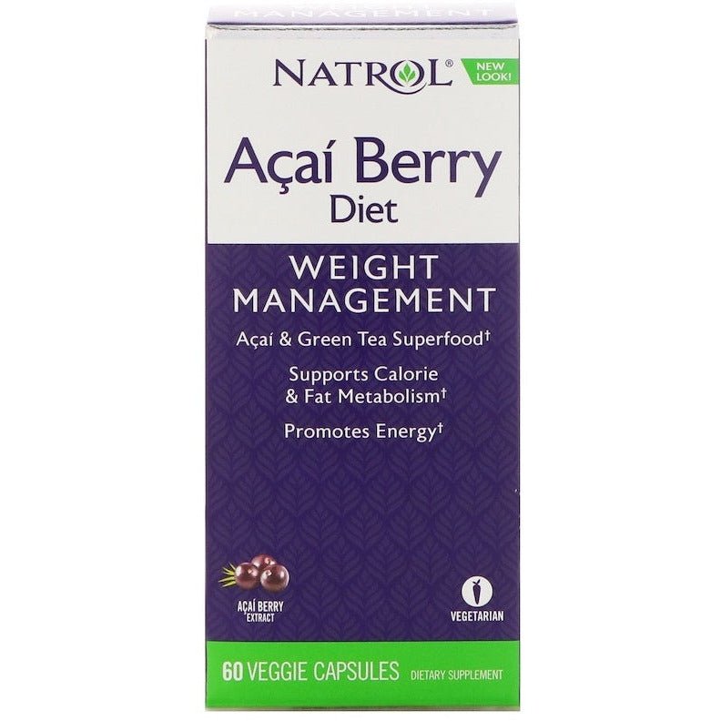 Natrol AcaiBerry Diet 60 vcaps Jagody Acai - Sklep Witaminki.pl