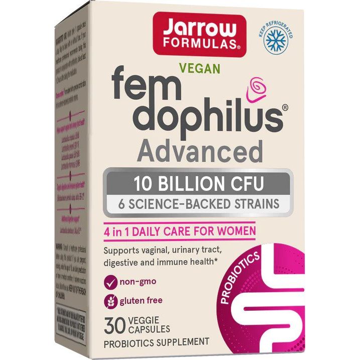 Jarrow Formulas Fem - Dophilus Advanced Refrigerated 10 Billion CFU 30 vcaps Probiotyk dla kobiet - Sklep Witaminki.pl