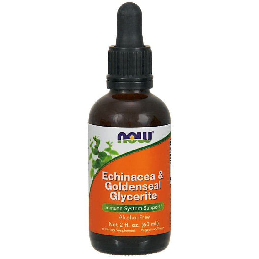 Jeżówka Purpurowa NOW Foods Echinacea & Goldenseal Glycerite 60 ml - Sklep Witaminki.pl
