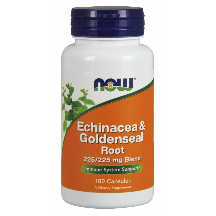 NOW Foods Echinacea & Goldenseal Root 100 caps Jeżówka Purpurowa - Sklep Witaminki.pl
