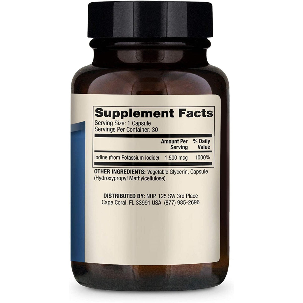 Dr. Mercola Iodine 1500 mcg 30 caps Jod - Sklep Witaminki.pl