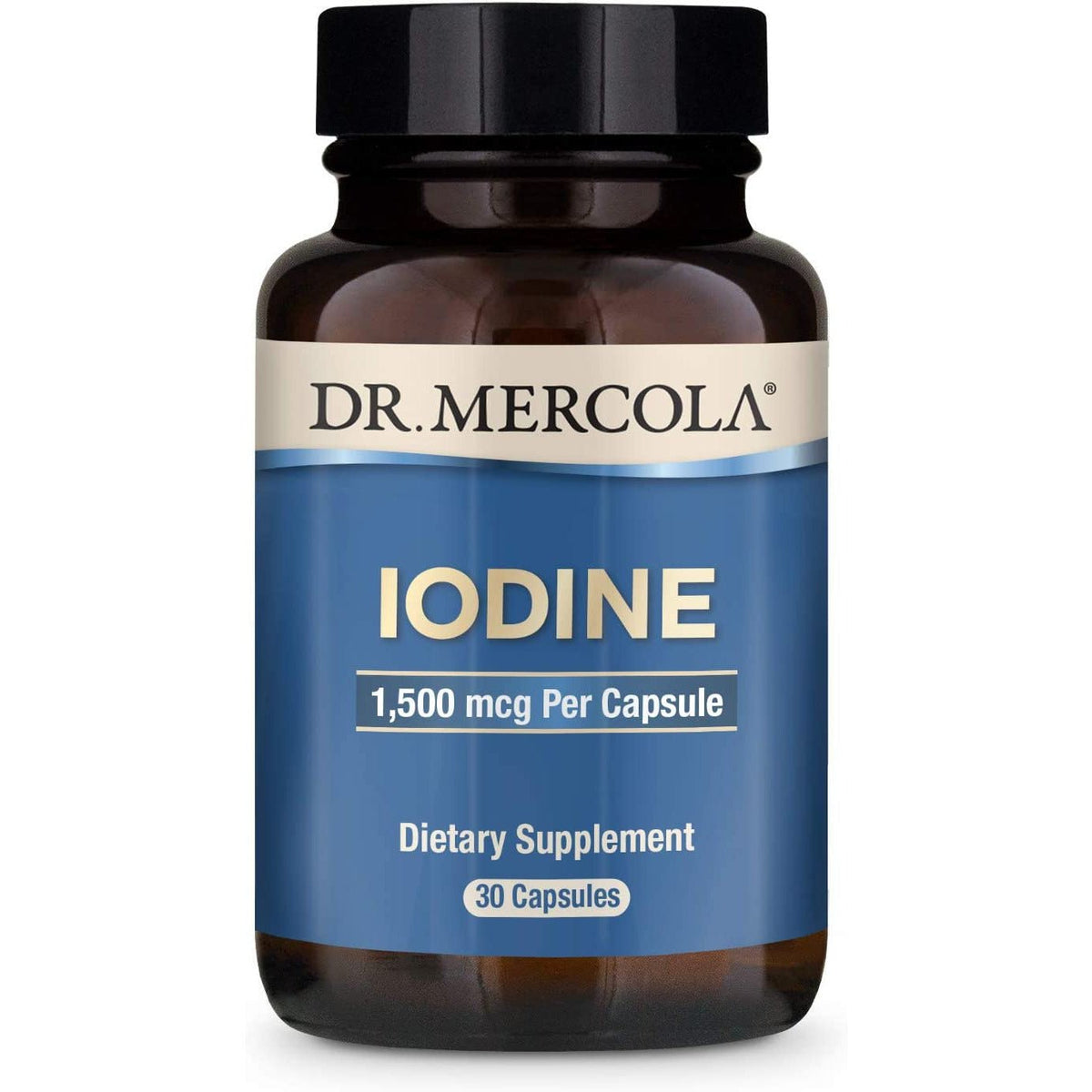 Dr. Mercola Iodine 1500 mcg 30 caps Jod - Sklep Witaminki.pl