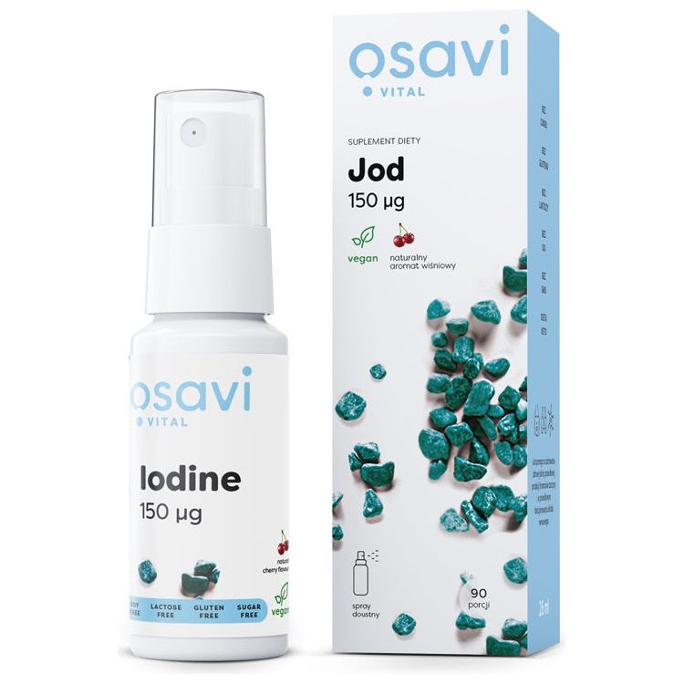 Osavi Jod Spray Doustny 150mcg Wiśnia 26 ml Jod - Sklep Witaminki.pl