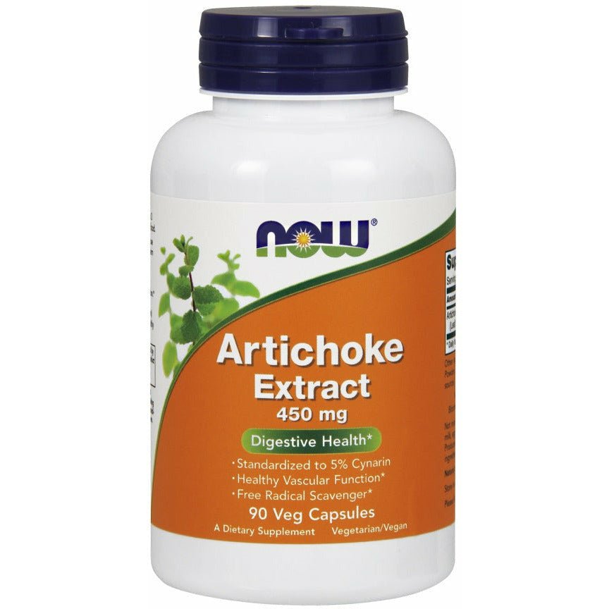 NOW Foods Artichoke Extract 450 mg 90 vcaps Karczoch - Sklep Witaminki.pl