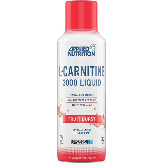 Karnityna Applied Nutrition L-Carnitine Liquid 3000 & Green Tea Fruit Burst 495 ml - Sklep Witaminki.pl