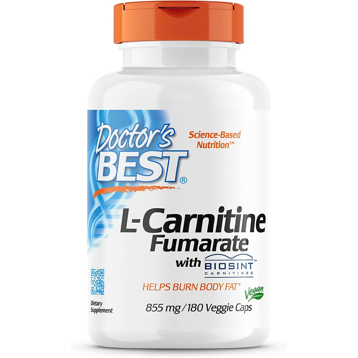 Karnityna Doctor's BEST L-Carnitine Fumarate 855 mg 180 vcaps - Sklep Witaminki.pl