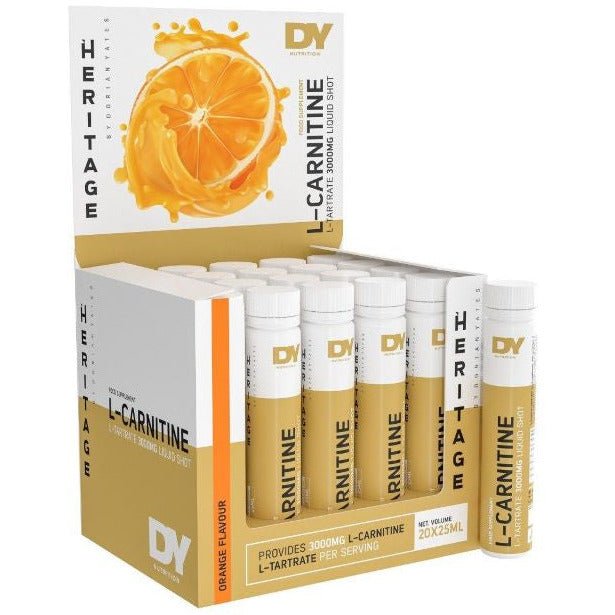 DY Nutrition (Dorian Yates) Liquid L - Carnitine 3000 Orange 20 x 25ml Karnityna - Sklep Witaminki.pl