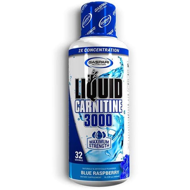 Gaspari Nutrition Liquid Carnitine 3000 480 ml Blue Raspberry Karnityna - Sklep Witaminki.pl