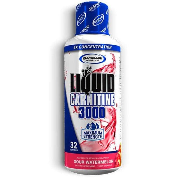 Gaspari Nutrition Liquid Carnitine 3000 480 ml Sour Watermelon Karnityna - Sklep Witaminki.pl
