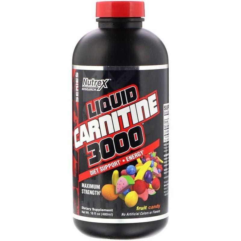 Karnityna Nutrex Liquid Carnitine 3000 Green Apple 480 ml - Sklep Witaminki.pl