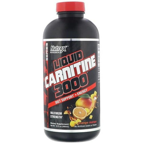 Karnityna Nutrex Liquid Carnitine 3000 Orange Mango 480 ml - Sklep Witaminki.pl