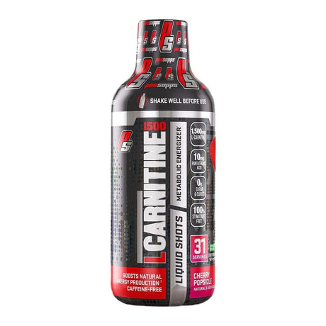 Karnityna Pro Supps L-Carnitine 1500 Cherry Popsicle 473 ml - Sklep Witaminki.pl