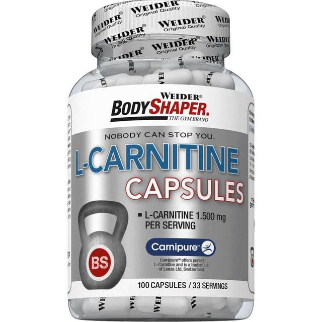 Karnityna Weider L-Carnitine Capsules 100 caps - Sklep Witaminki.pl