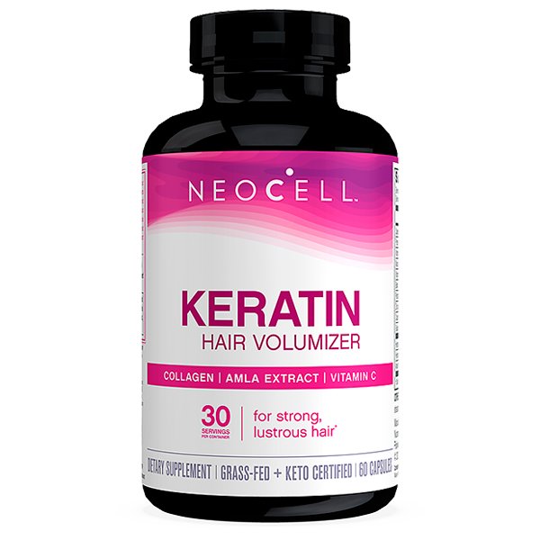 NeoCell Keratin Hair Volumizer 60 caps Keratyna - Sklep Witaminki.pl