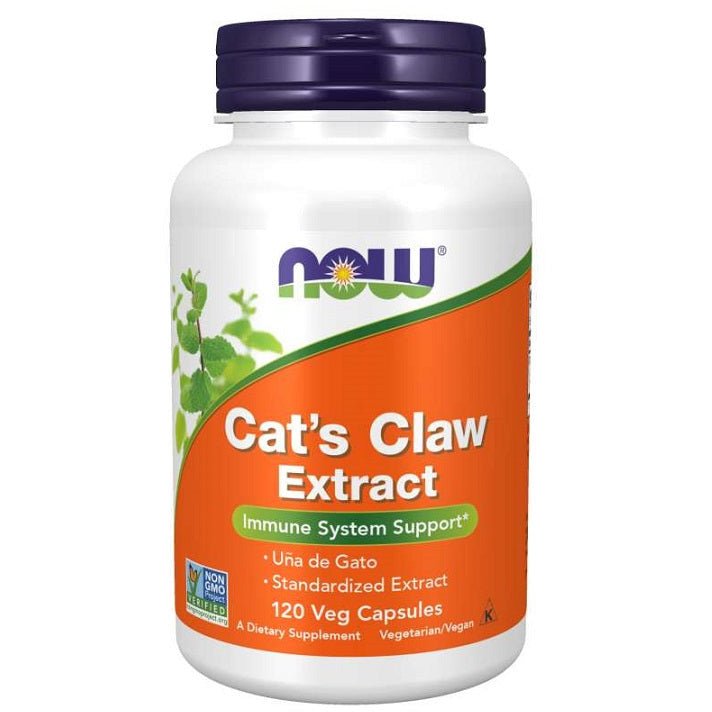 NOW Foods Cat's Claw Extract 120 vcaps Koci Pazur - Sklep Witaminki.pl