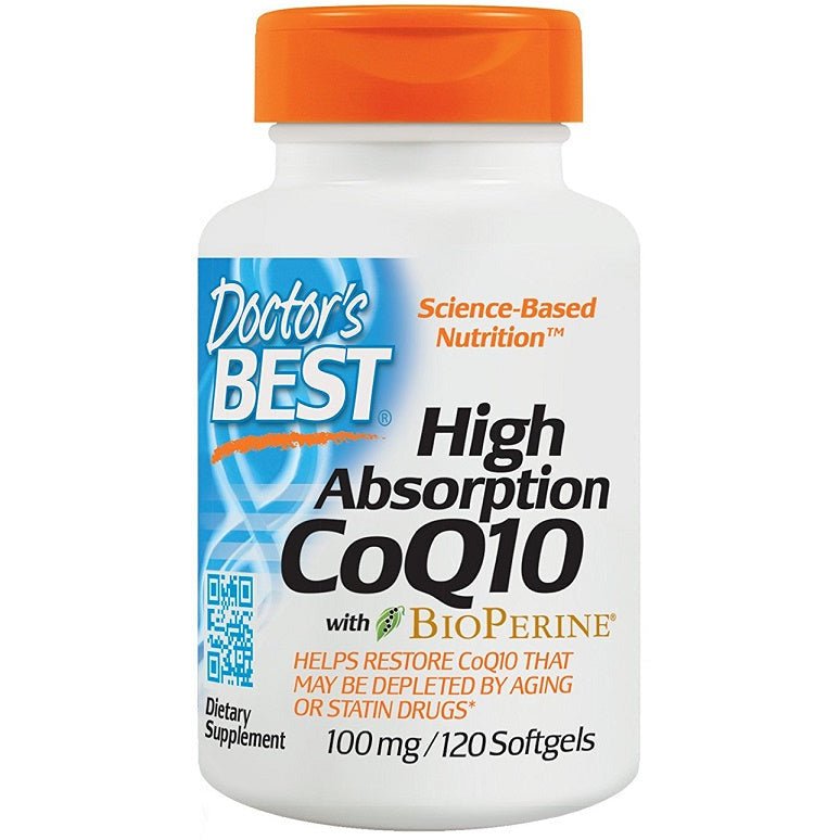 Koenzym Q10 Doctor's BEST High Absorption CoQ10 with BioPerine 100 mg 120 softgels - Sklep Witaminki.pl